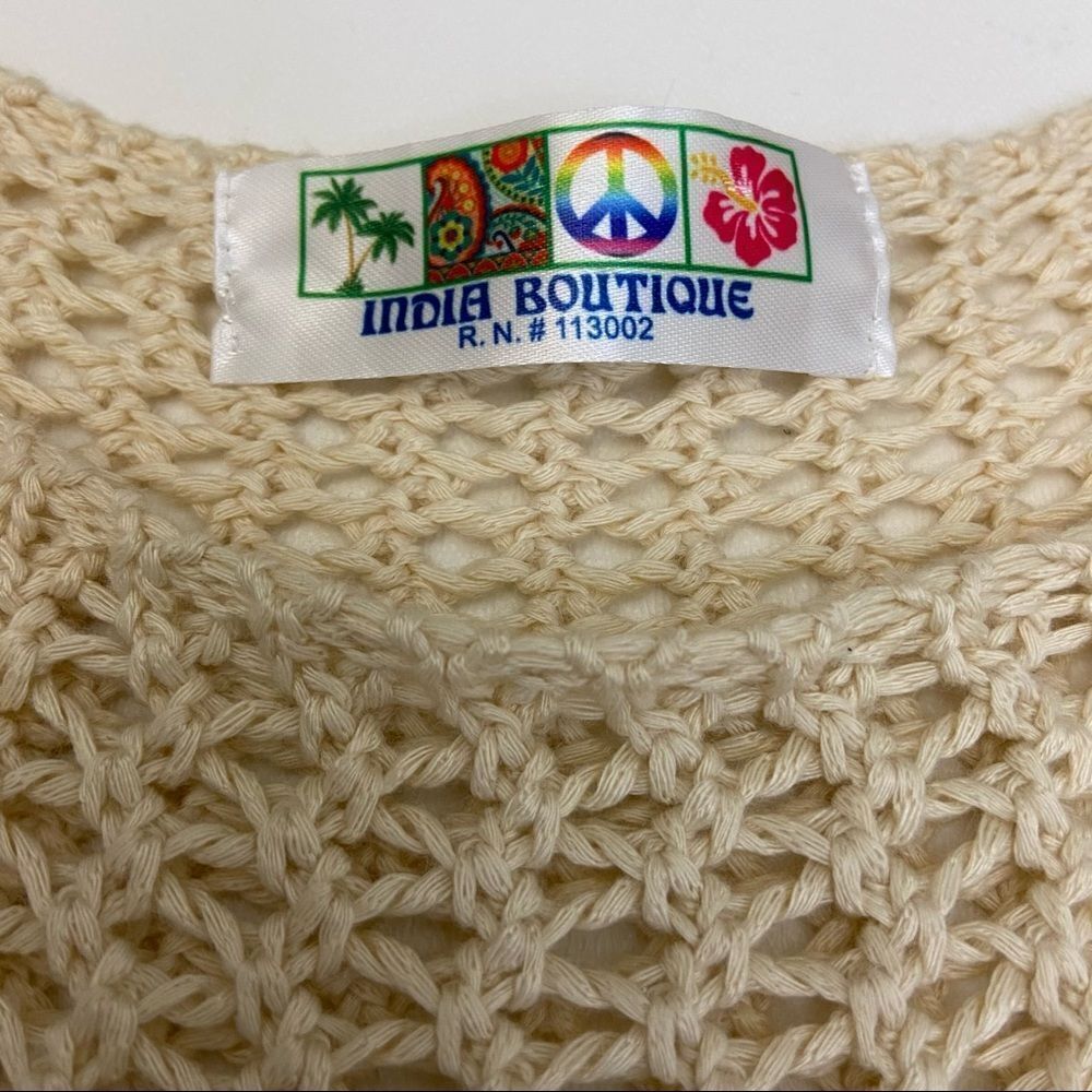 BOHO Crochet Tunic Tank - Picture 3 of 10